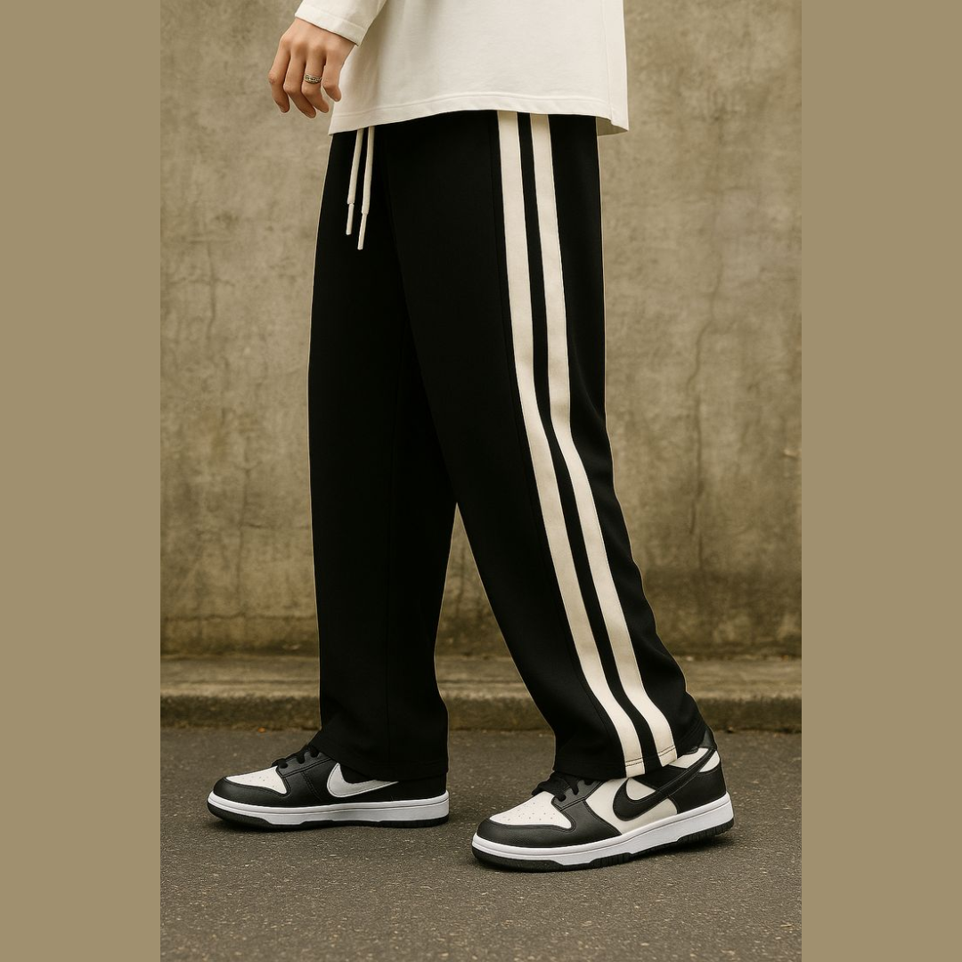Men’s Black Side Stripe Lower