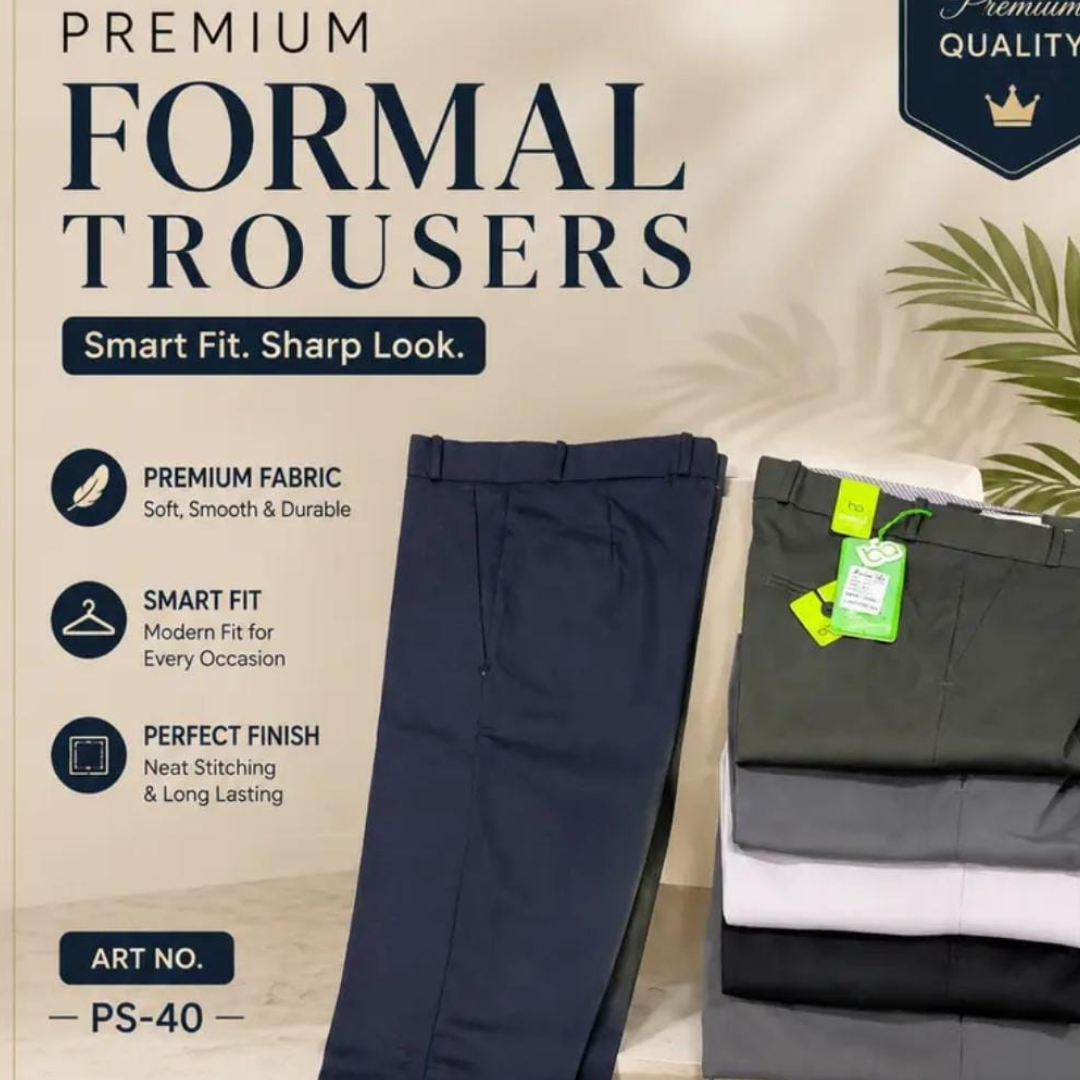 Formal Trousers PS-40 – Smart Fit
