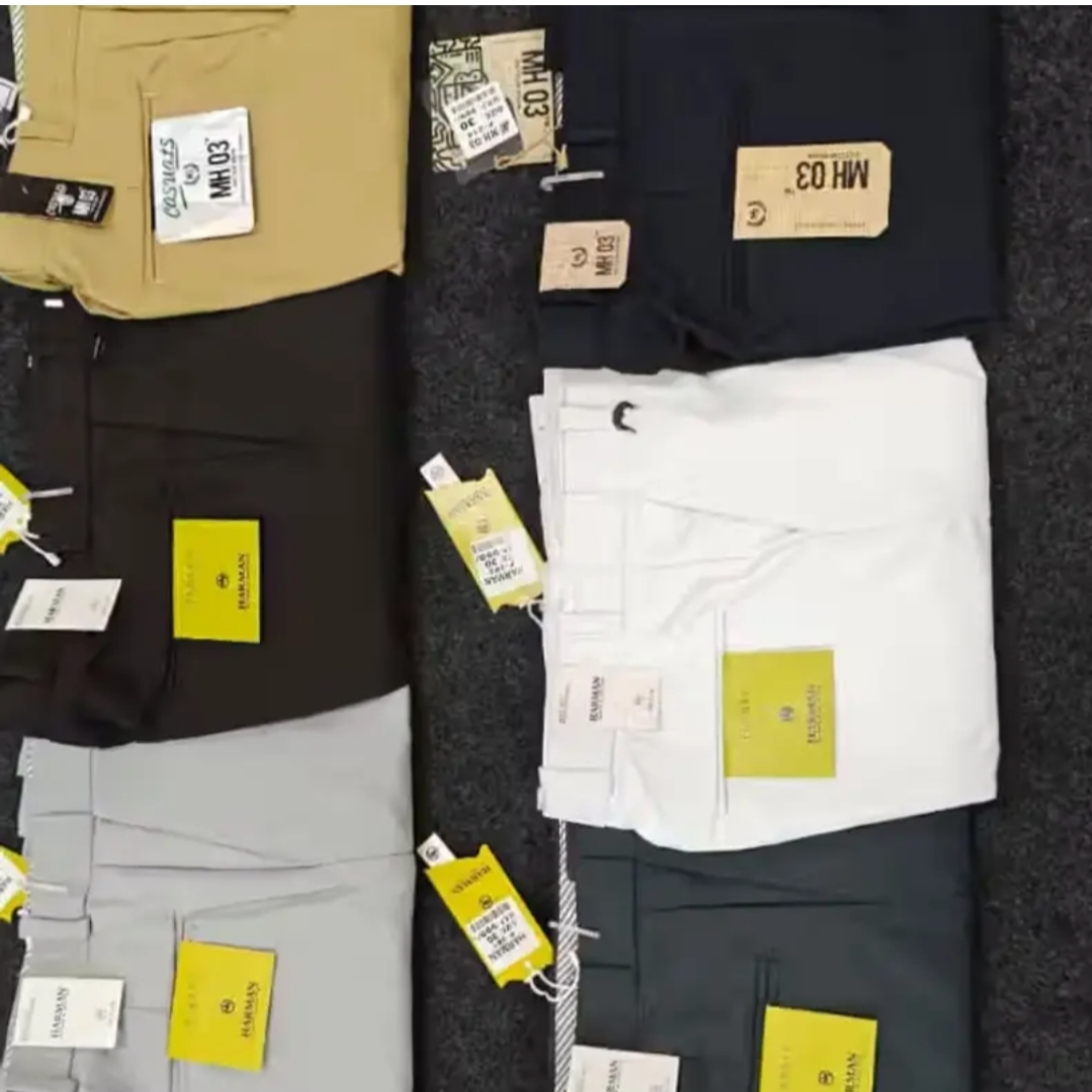 Men’s Cotton Trousers – Straight Fit